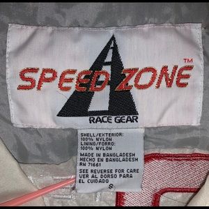 Vintage Jackets & Coats - Vintage Speed Zone Racing Gear Windbreaker Vintage Jackets & Coats - Vintage Speed Zone Racing Gear Windbreaker